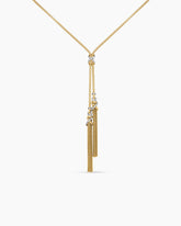 Helena Tassel Necklace in 18K Yellow Gold with Diamonds
